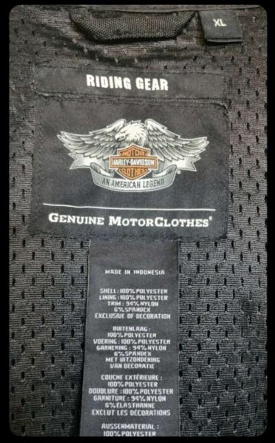 Harley Davidson Riding Gear Jacket SZ XL - Thumbnail 4