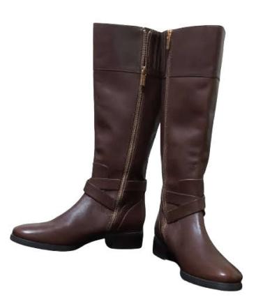 Michael Kors Bryce Leather Riding Boot ST15F Boots Size 7M - Thumbnail 3