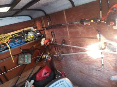 lawn equipment full set ready to work enclosed trailer - Thumbnail 6