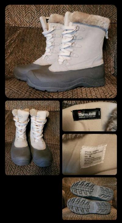 Women Quest Thinsulate 3M Winter Boots  size 10 - Thumbnail 1