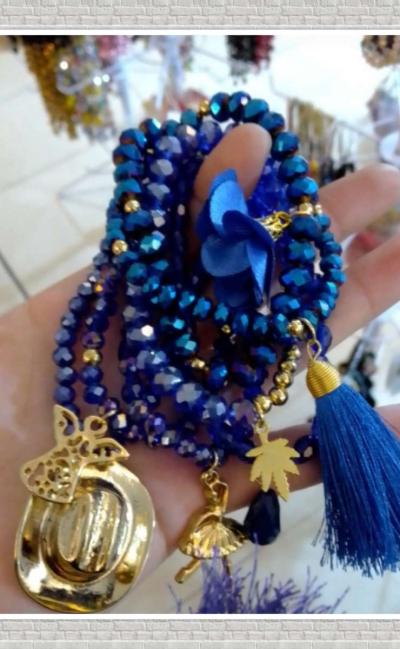 Crystal Beaded Semanario Bracelet set - Penitas, Texas