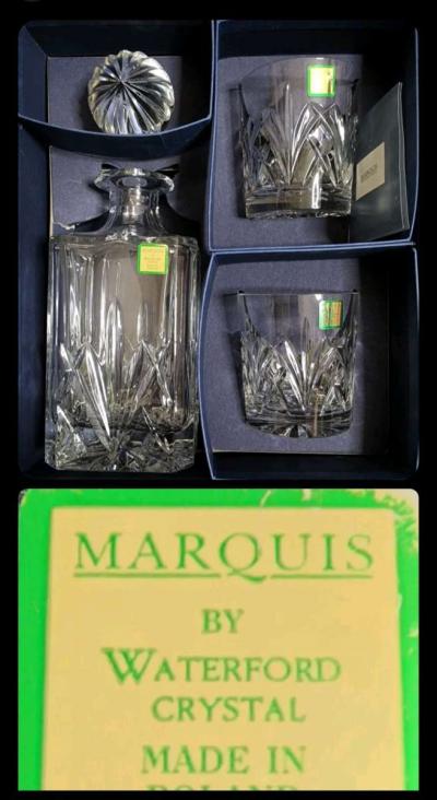 Draftkings Marquis By Waterford Maxwell Square Decanter With - Thumbnail 1