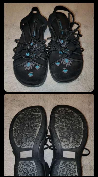 2 pairs Skechers Womens Reggae Slim sandals - Thumbnail 1