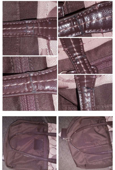 COACH H1380F25771 SIGNATURE STRIPE TOTE - Thumbnail 3