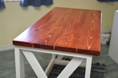 Farmhouse wooden desk - Thumbnail 3