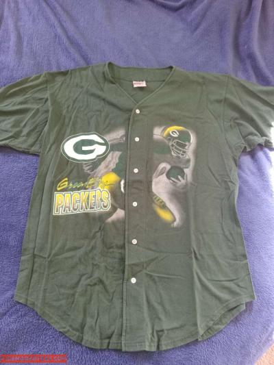 Vintage Green Bay Packers Jersey Shirt - Thumbnail 2