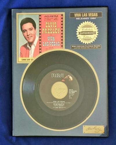 Collectors Authorized Edition Certified Platinum Record Viva - Thumbnail 1