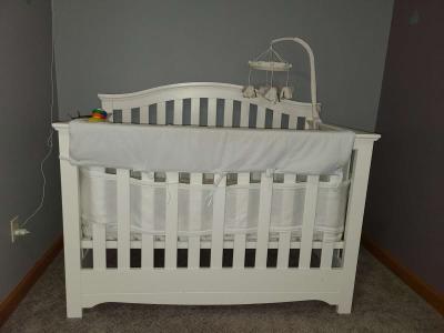 White Baby Crib