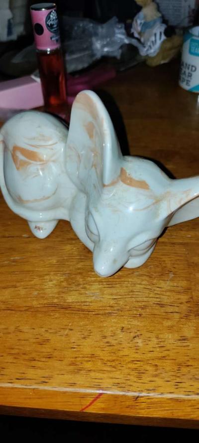 vintage Tennessee clay mouse figurine - Thumbnail 3