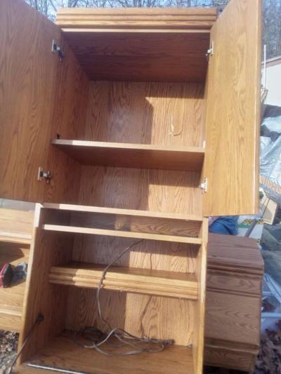 cabinet with writing desk - Thumbnail 3