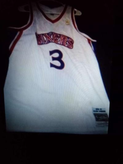 Brand New Reebok Throwback Allen Iverson Jersey Size Xl Pick - Thumbnail 3