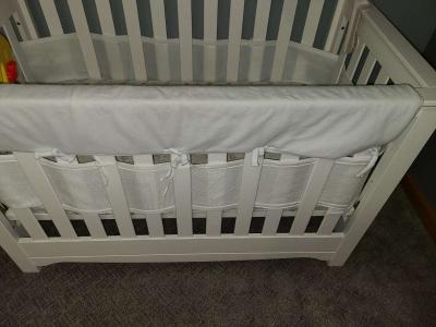 White Baby Crib - Thumbnail 6