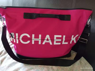 pink Michael kors large duffle bag - Thumbnail 4