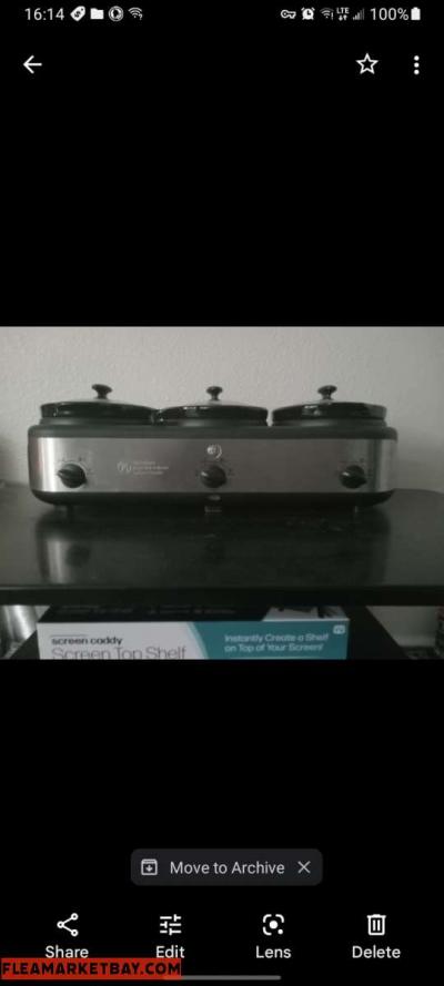 triple crock pot - Thumbnail 2