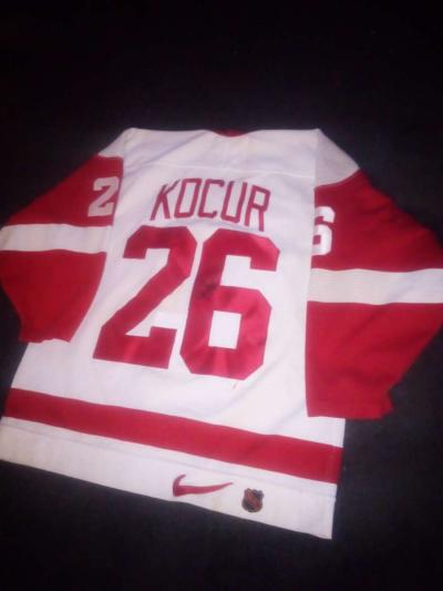 Detroit redwings signed jersey