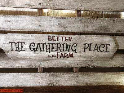 The Gathering Place Wood Sign - Thumbnail 2