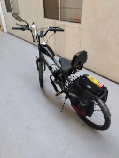 New HYPER CUSTOM 26in 7 speed beach cruiser w 80cc motor - Thumbnail 3