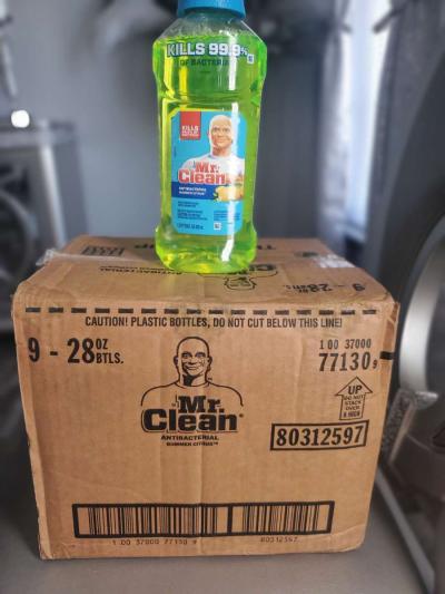 case Of MrClean Case Of MrClean antibacterial Disinfectant