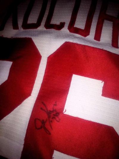 Detroit redwings signed jersey - Thumbnail 2