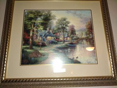 Thomas kincade limited edition painting - Thumbnail 2
