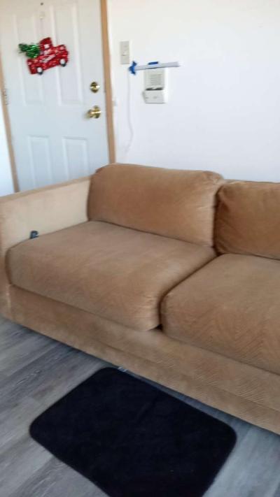 sofa and ottoman also buffet cabinet good condition as well - Thumbnail 4