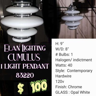 cumulus 1 light pendant - Fort Worth, Texas