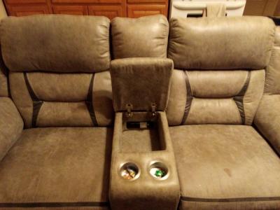 couch recliner with built in chargers and outlets - Thumbnail 2