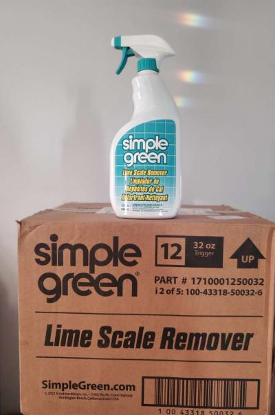 Case Of Simple Green Lime Scale Remover