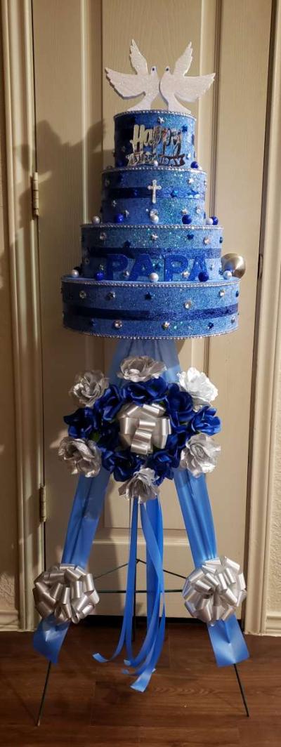Cemetery Foam 4 Tier Bday Cakes - San Antonio, Texas