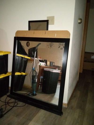 full mirror frame in wood - Thumbnail 3