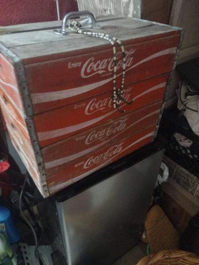Coca Cola Vintage Chest trunk - Thumbnail 2