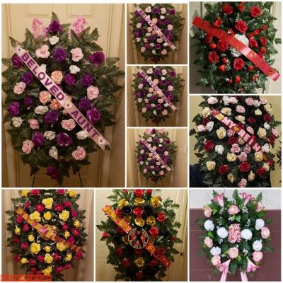 Beautiful 6ft Tall Funeral Floral Arrangements - Thumbnail 2