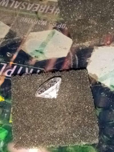 natural European cut diamond - Thumbnail 4