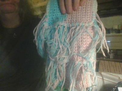 croched scarf - Thumbnail 1