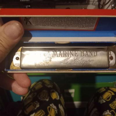 Honer Harmonica Marine Band - Thumbnail 3