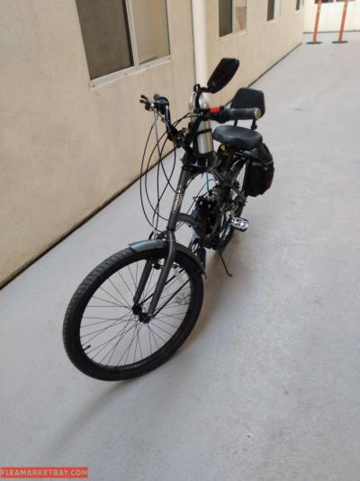 New HYPER CUSTOM 26in 7 speed beach cruiser w 80cc motor - Thumbnail 2
