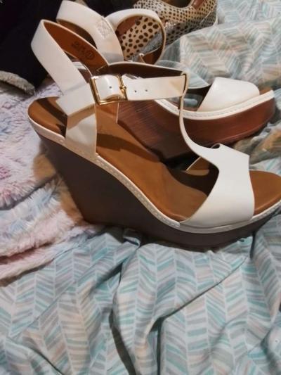 woman wedge sandals - Thumbnail 2