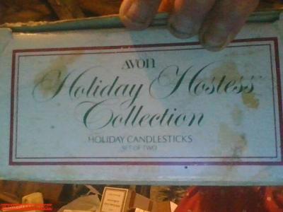 HOLIDAY HOSTESS COLLECTION FROM AVON CANDLE HOLDERS - Thumbnail 2