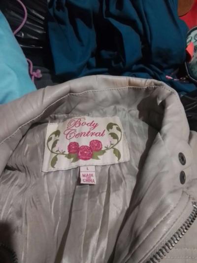 woman tan leather jacket - Thumbnail 2