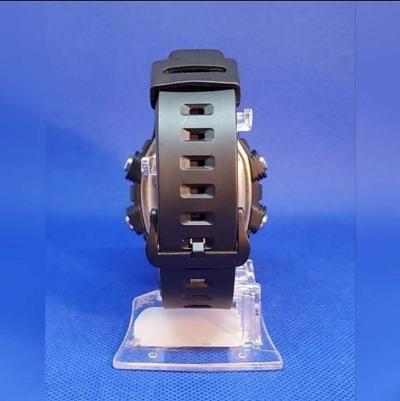 Casio Mens Digital Quartz 10 Year Batt200m Black Resin Watch - Thumbnail 6