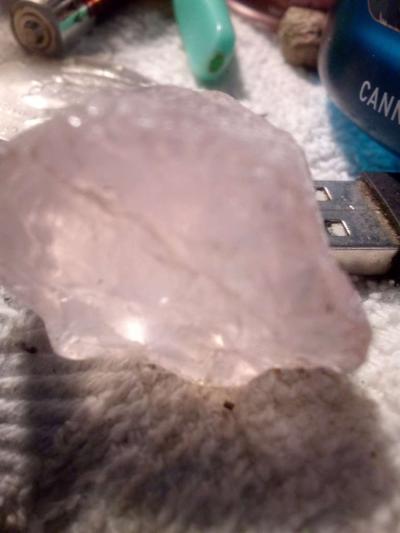 Pink rose quartz - Salinas, California