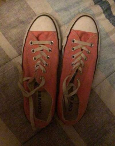 Coral Pink Converse - Thumbnail 2