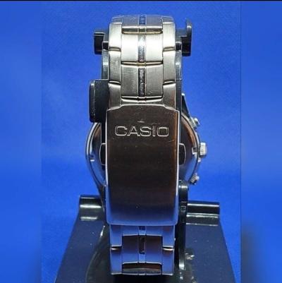 Casio Mens Rotating Slide Rule Bezel Aviator Stainless Steel - Thumbnail 2