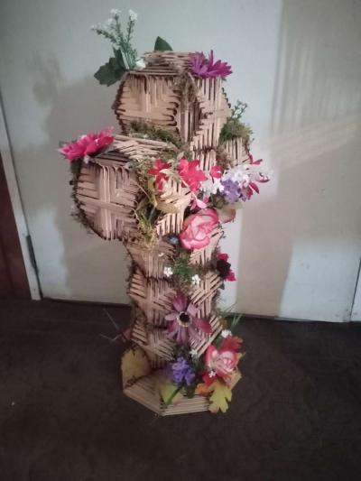 wooden cross 4 dimensional - Thumbnail 2