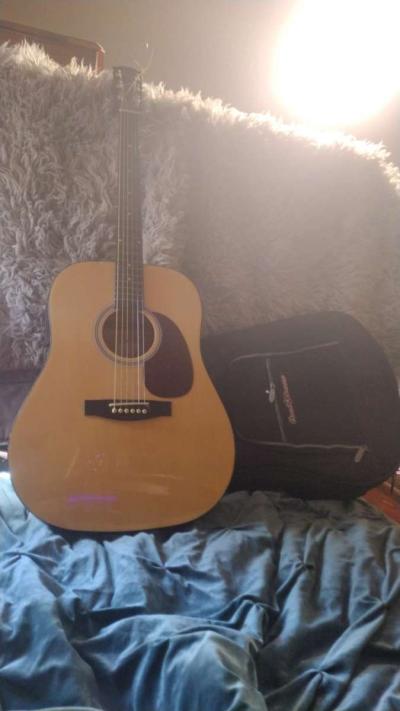 acoustic electric guitar - Thumbnail 4