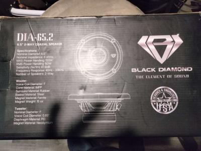 BLACK DIAMOND 2 WAY SPEAKERS - Thumbnail 2