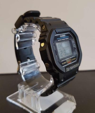 Casio Mens GShock DW5600 Classic Black Resin 44mm New Batter - Thumbnail 3