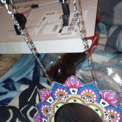 New handmaded diamond painting Mirror - Thumbnail 4