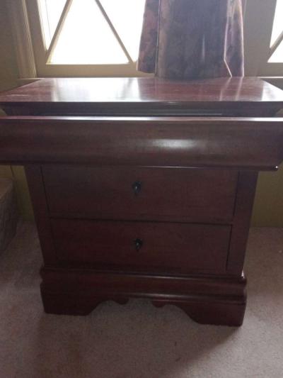 Kincaid Cherry Wood Wardrobe Bedroom Suit - Thumbnail 4