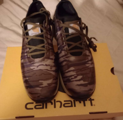 Soft Toe Carhartt Camo Mens Shoes - Thumbnail 2